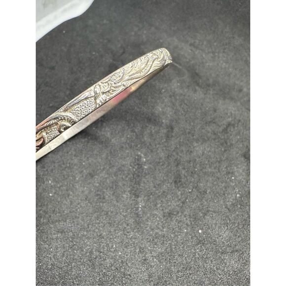 STUNNING RARE Vintage 925 Sterling Silver Bracelet Mexico Bangle GOOD CONDITION - Picture 1 of 8